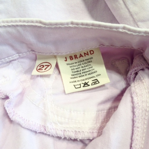 SOLD J Brand Mid-Rise Cropped Skinny Jeans size 4 - Picture 6 of 6